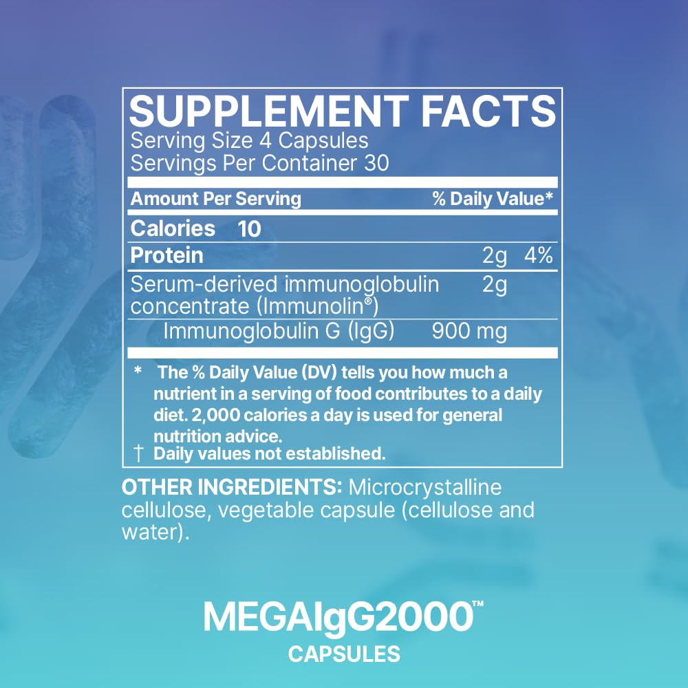 Microbiome Labs Mega IgG2000  (120 Capsules)