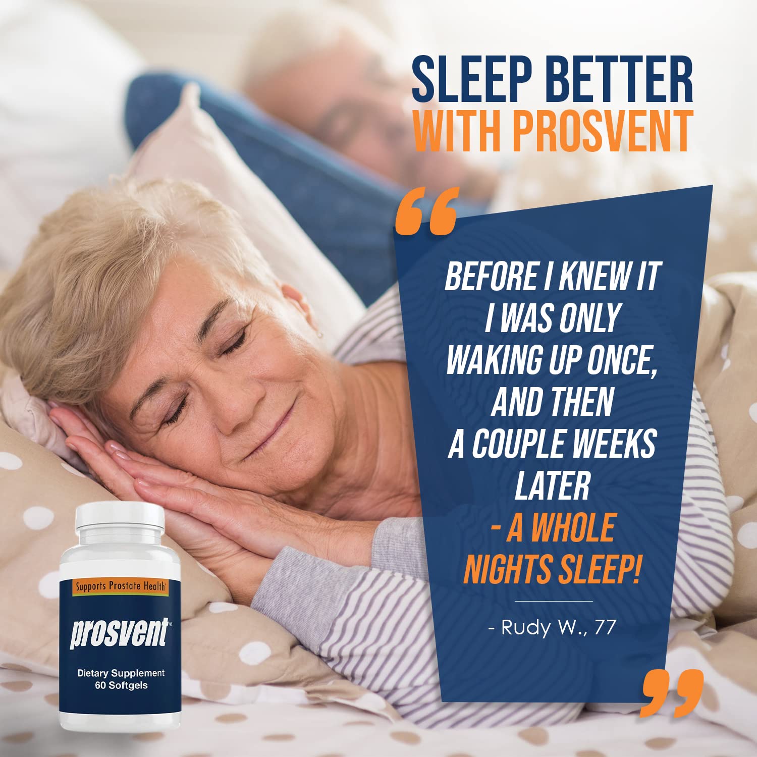 Prosvent – Natural Prostate Health Supplements for Men – Clinically Tested Ingredients - Saw Palmetto, Pygeum, Lycopene, Stinging Nettle, Beta Sitosterol, Pumpkin Seed Oil. 60 ct