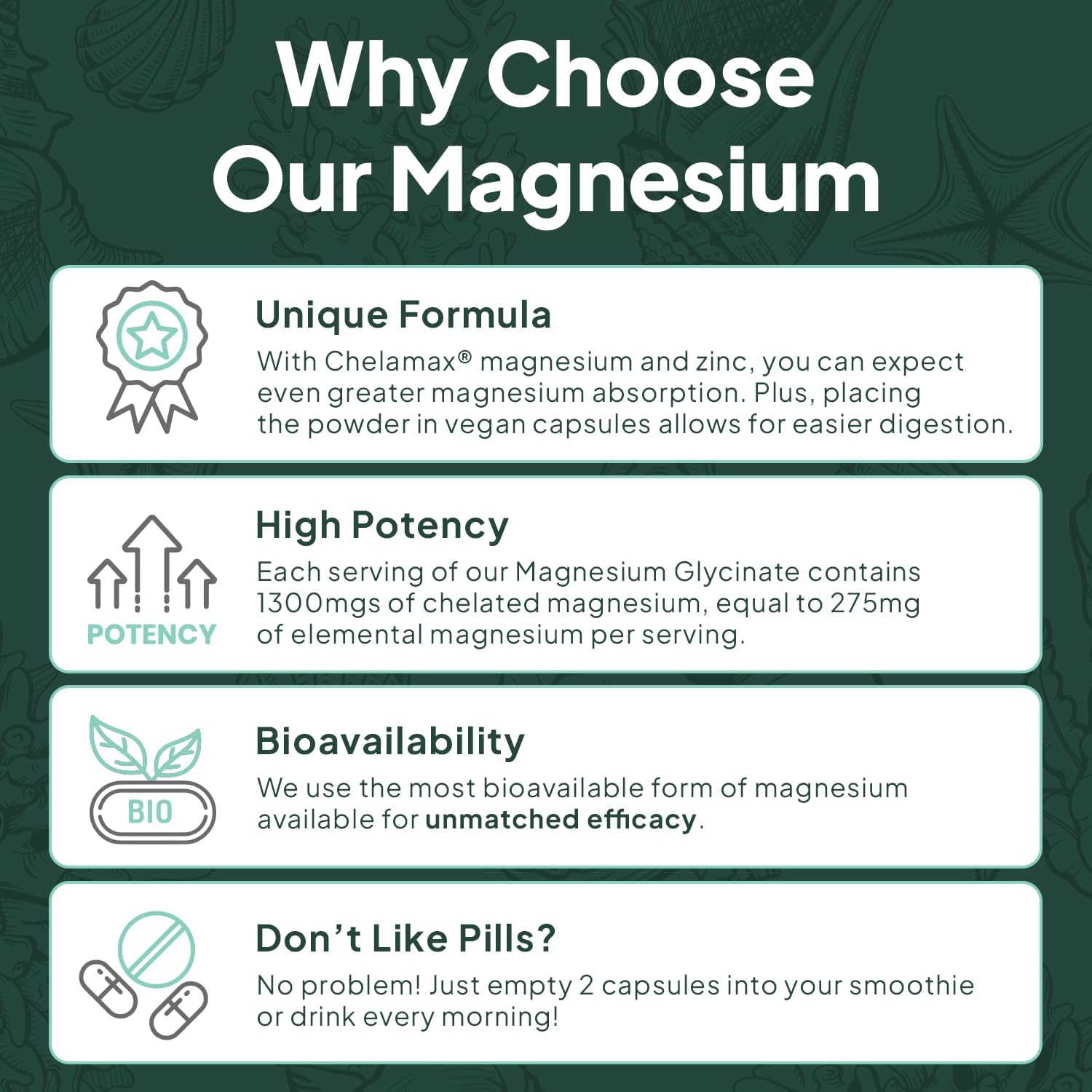 Pure Magnesium Glycinate