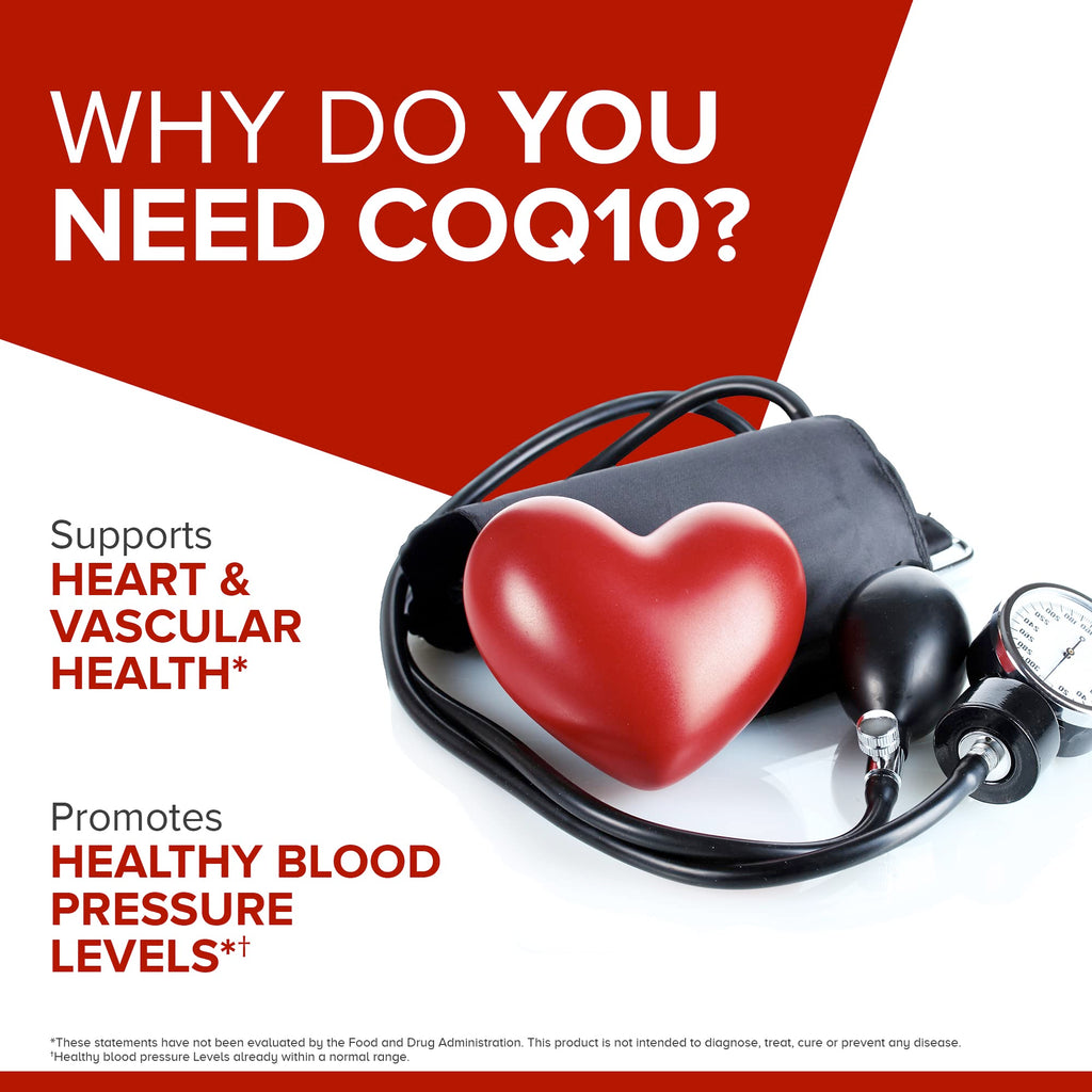 Qunol Ultra CoQ10 100mg Softgels- 3X Better Absorption Coenzyme Q10 Supplements - Antioxidant Supplement for Vascular and Heart Health & Energy Production - 5 Month Supply - 150 Count